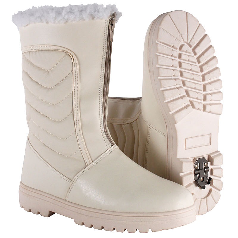 Coopers of Stortford Ladies Cream Snow Boots from Coopers of Stortford