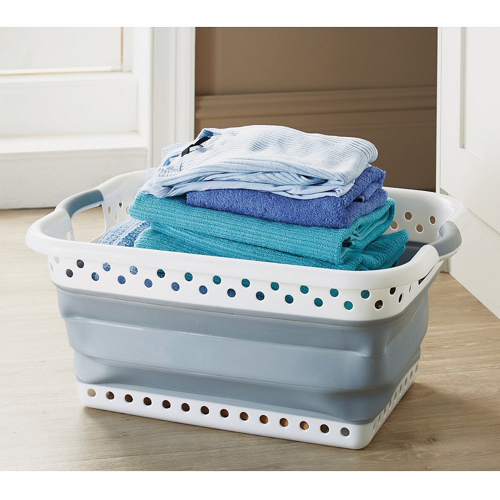 collapsible washing basket