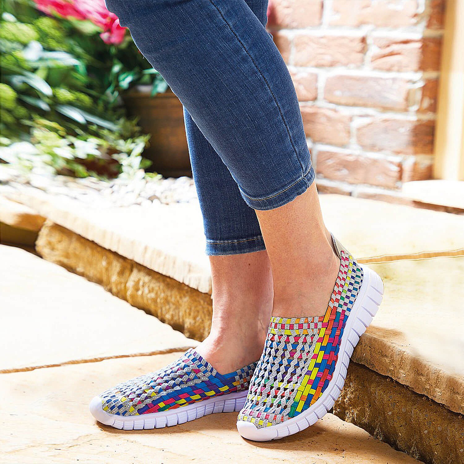 multi-colour-woven-shoe-non-slip-coopers-of-stortford