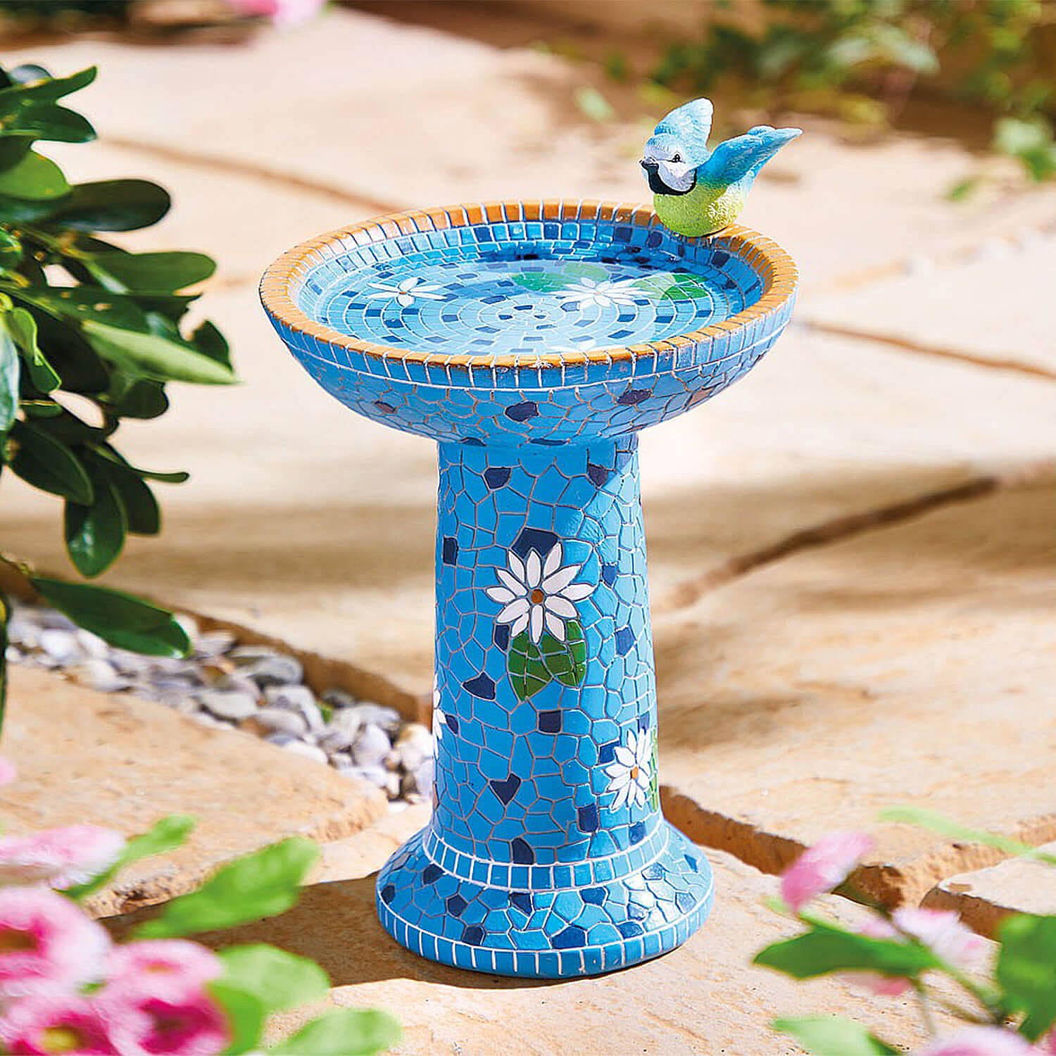 Mosaic Birdbath | In Stock Now | Coopers of Stortford