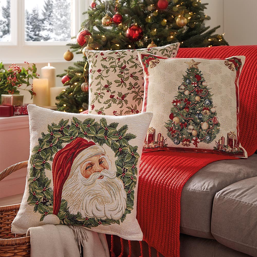 Christmas Tapestry Cushions - Buy 2 & Save £5  Coopers of Stortford