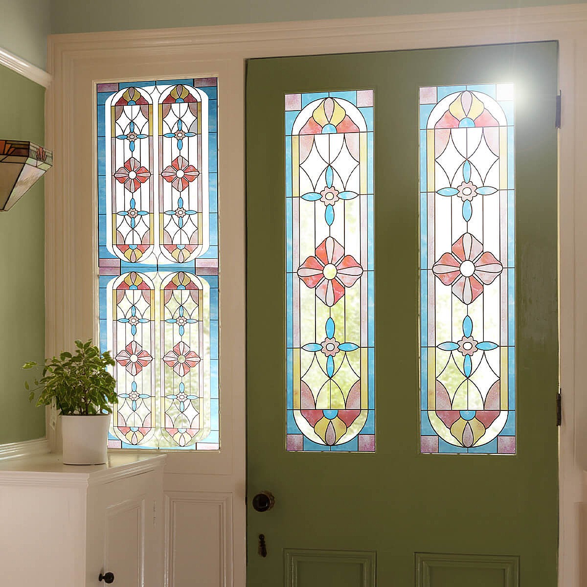 Stained Glass Window Film By Coopers