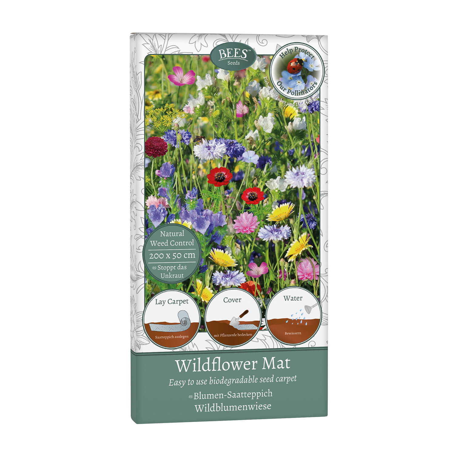 Roll-out Seed Mat Wildflower