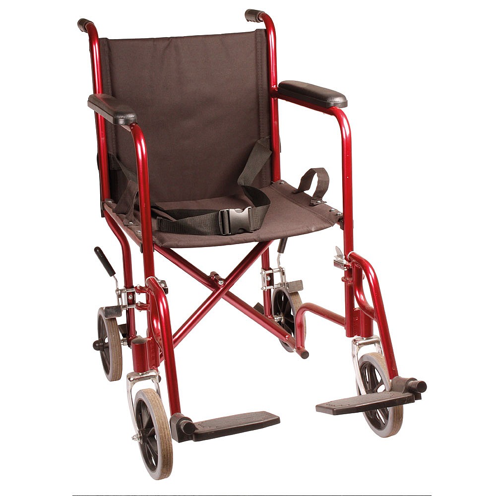 Lightweight Transit Wheelchair - Easy to push and manoeuver.