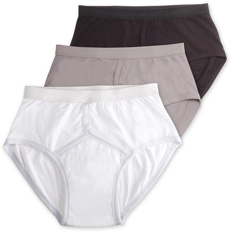 3 Pk Stay Dry Mens Pants. Extra absorbent. Keep dry & fresh.