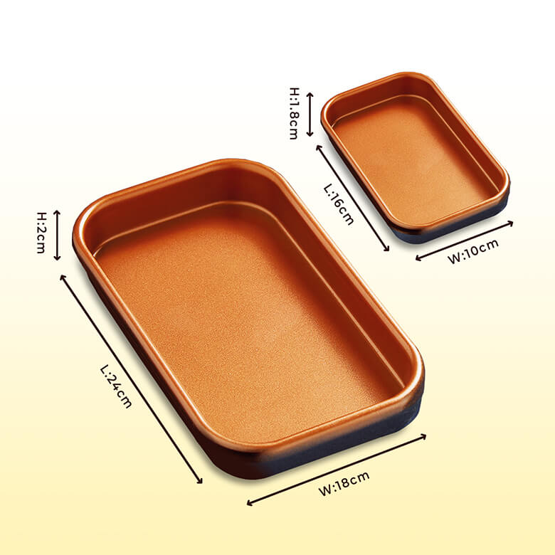 Copper King Mini Baking Trays Pack of 3