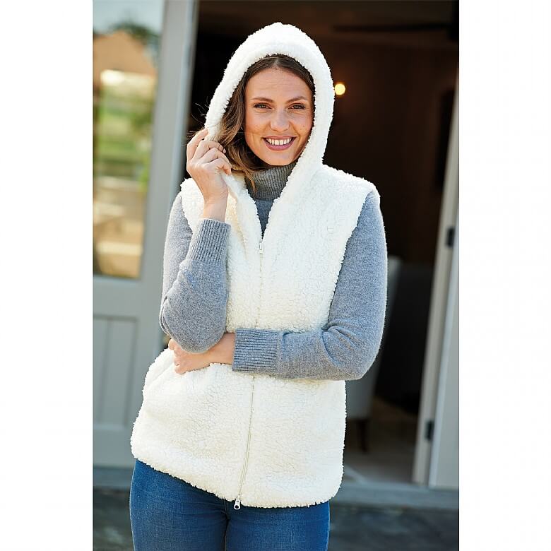 sherpa fleece body warmer