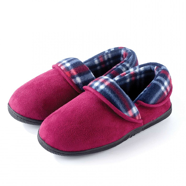 Ladies discount tartan slippers