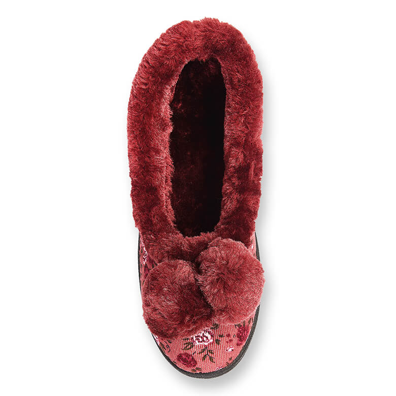 Pom pom ballerina online slippers