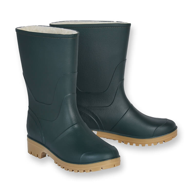 Fleece lined wellingtons on sale ladies