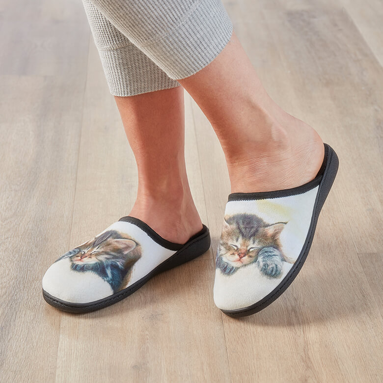 Memory store foam mules