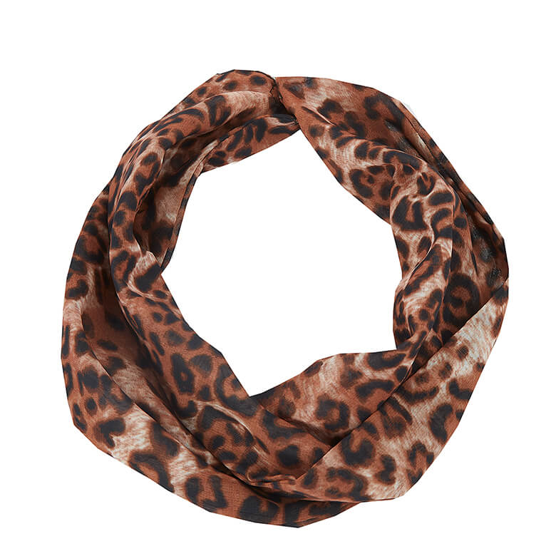 Classic Leopard Print Infinity Fashion Scarves