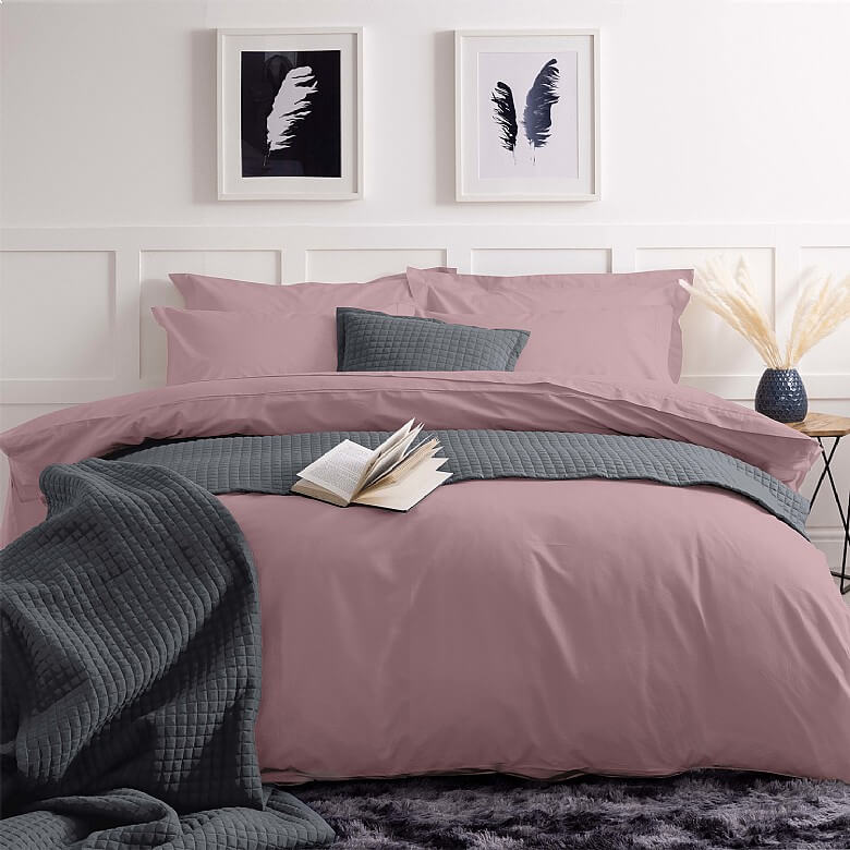 Dirty Pink” Linen Cloud Pillow