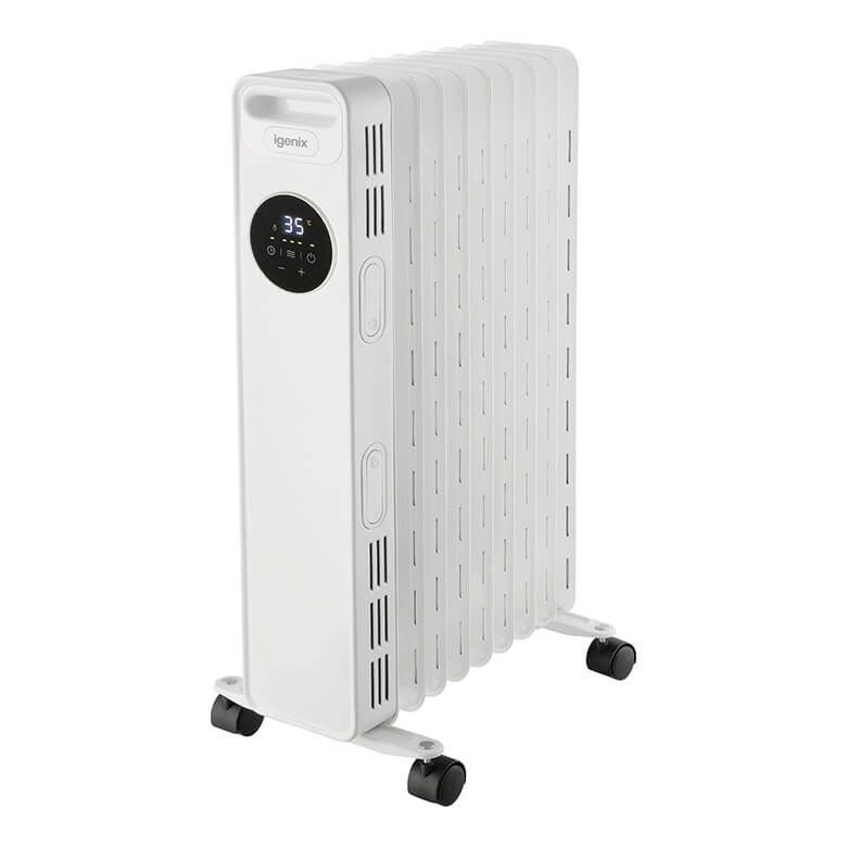 Oil filled deals radiator with timer