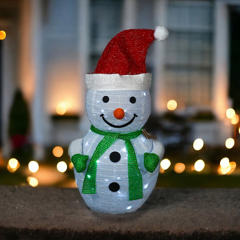 the snowman light up christmas decoration