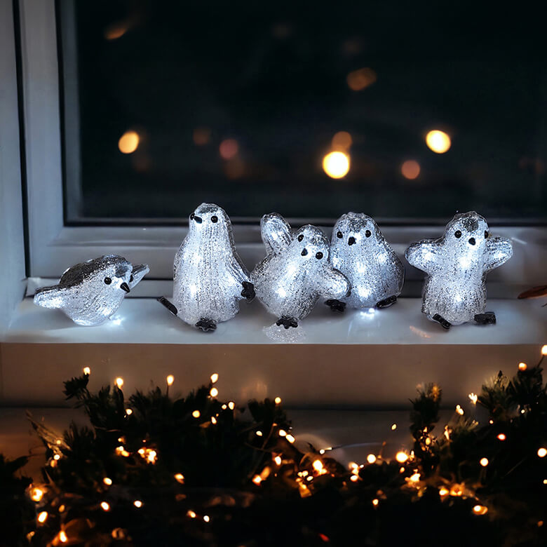 acrylic led outdoor christmas decorations