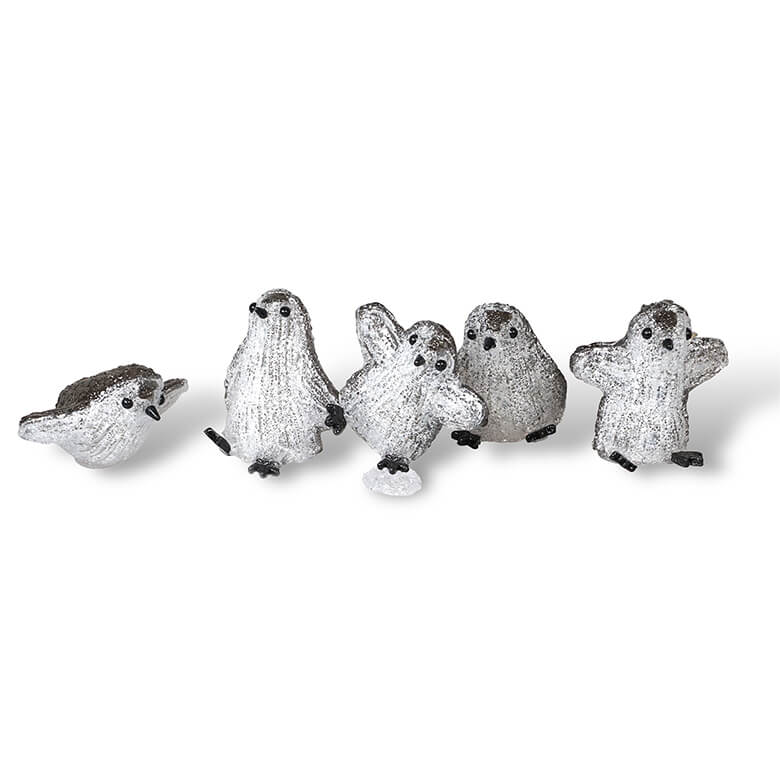 Acrylic Outdoor And Indoor Penguins With Battery Operated Timer