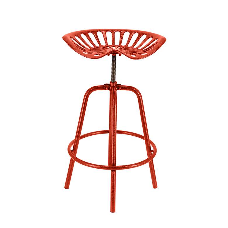 red tractor bar stools