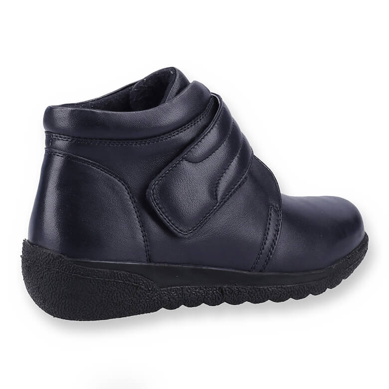 Fleet Foster Women s Leather Shetland Ankle Boots Navy Coopers Of Stortford