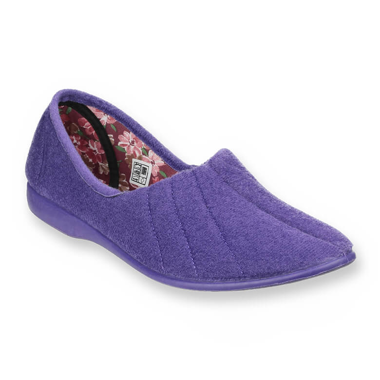 Ladies store purple slippers