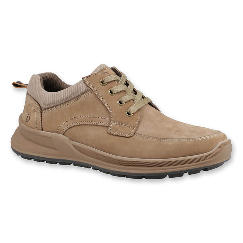 Hush Puppies Men s Adam Lace Up Shoe Taupe Coopers Of Stortford