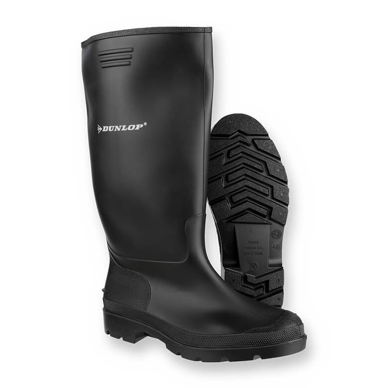 Dunlop Pricemastor Wellington Boots Black Coopers Of Stortford