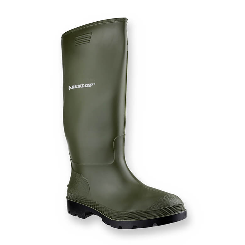 Green shop dunlop boots