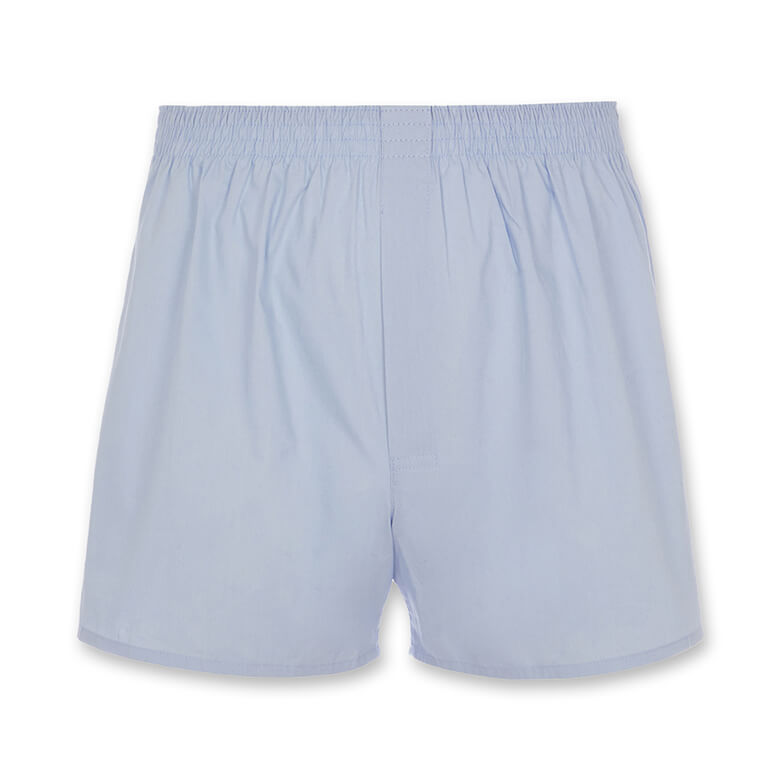 Men's Woven Boxer Shorts Classic in Sky Blue