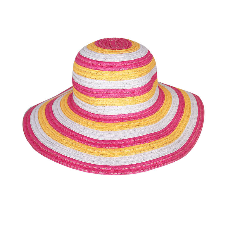 Sienna Ladies Summer Hat Multi Stripe