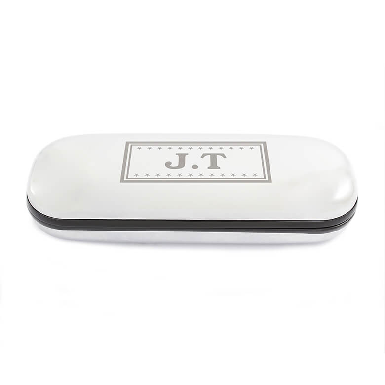 Monogrammed glasses case deals