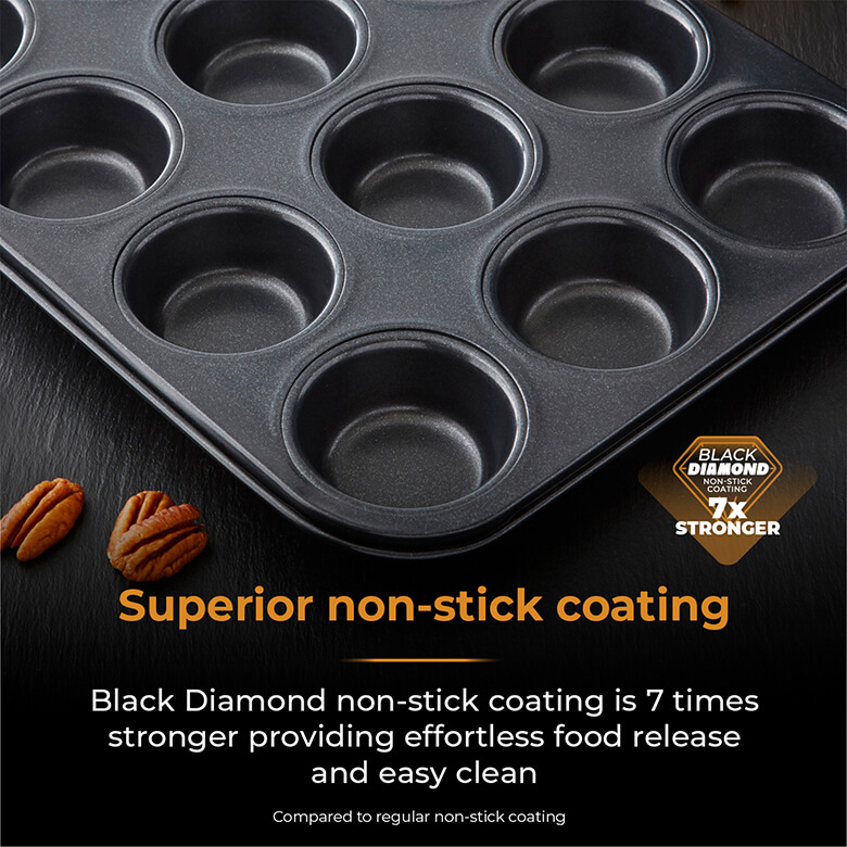 Deep muffin trays best sale