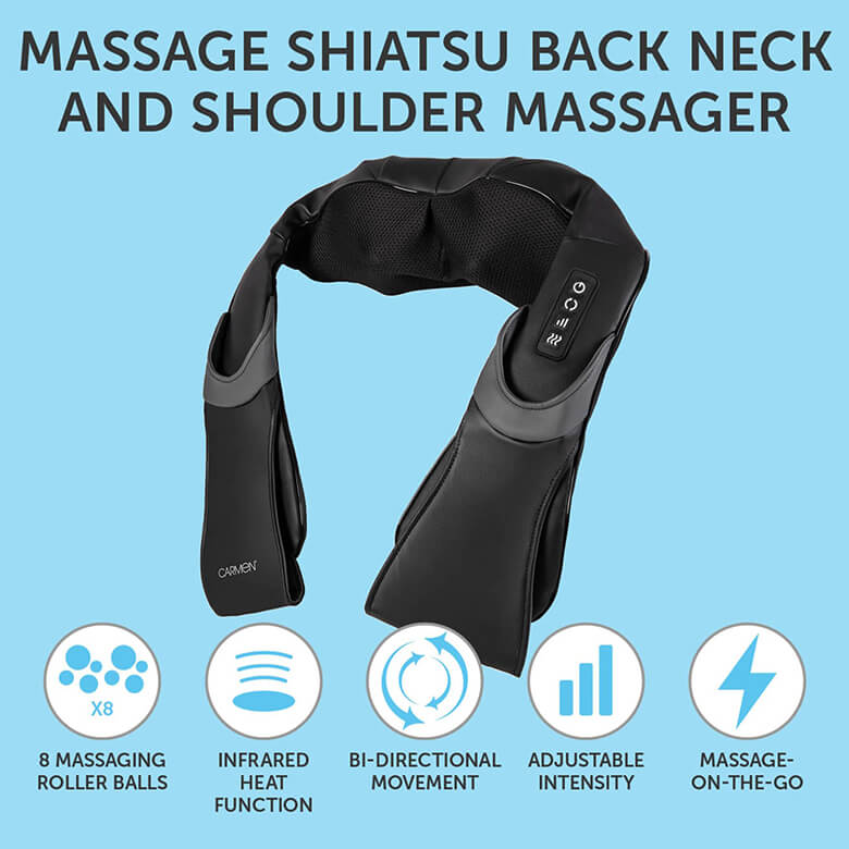 Shiatsu back deals and neck massage