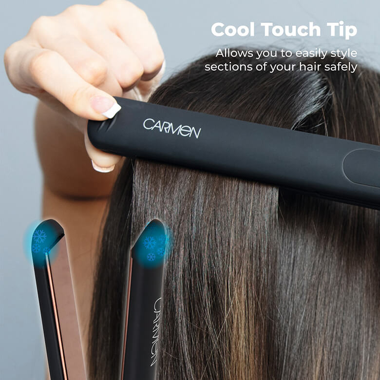 Carmen ceramic straightening brush best sale