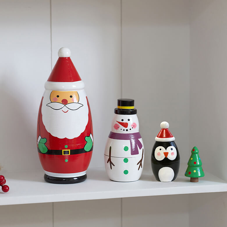 Santa's Secret! 4 In 1 Festive Figurines | Coopers Of Stortford