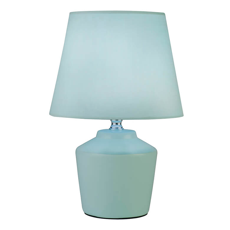 Bedside lamps deals duck egg blue