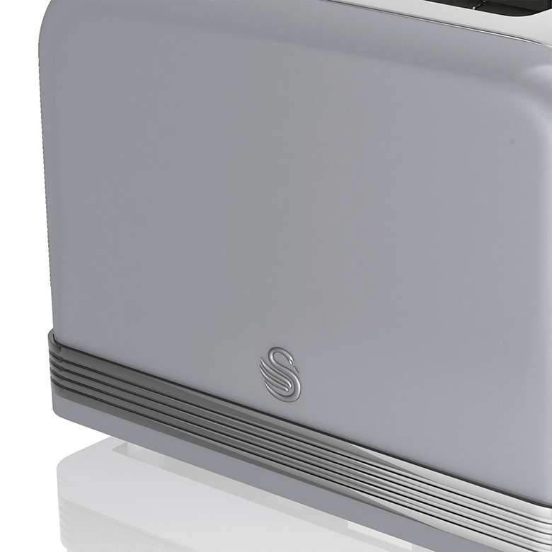 Swan retro shop toaster grey