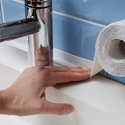 Toilet Roll Holder With Spare Paper Storage