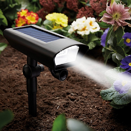 Solar Lamp Post with Planter | LED & Solar Garden Lights | Coopers Of ...