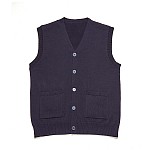 Mens sleeveless clearance cardigan with buttons