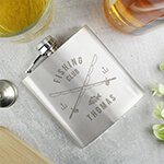 Fishing Hip Flask Personalised By Stabo